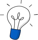 Decorative light bulb illustration